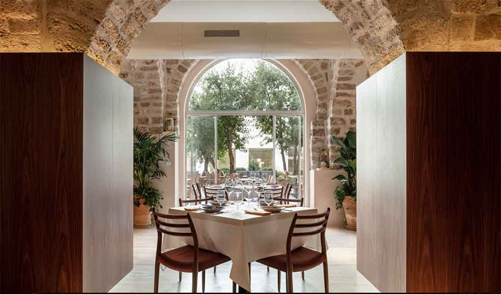 Restaurante de lujo en Israel en el hotel The Jaffa Tel Aviv