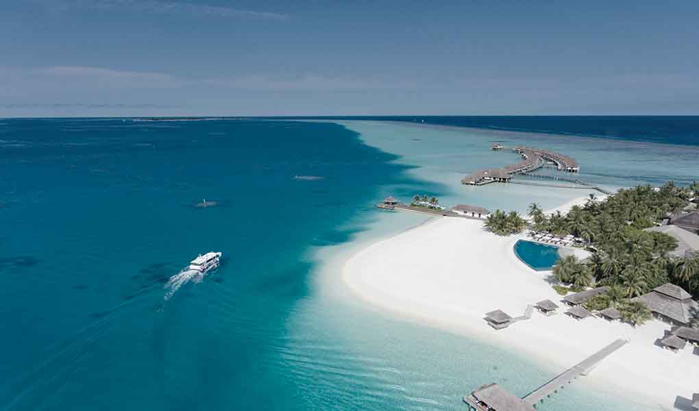 Isla privada del hotel hotel, lujo, Maldivas, Velassaru Maldives