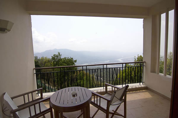 Vistas desde la habitación en Ananda in the Himalayas