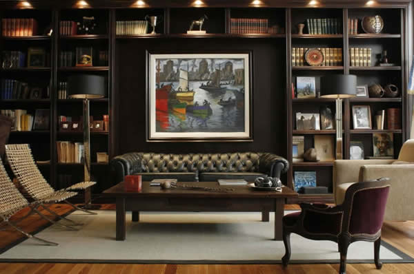 Salón en el hotel Legado Mítico en Buenos Aires