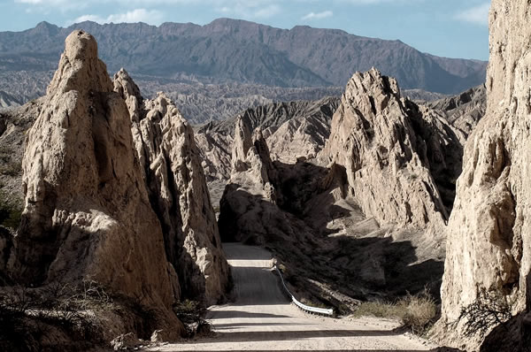 La Quebrada de las Flechas en Salta en Argentina