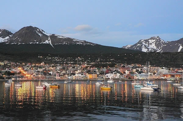 Vistas de la ciudad de Ushuaia