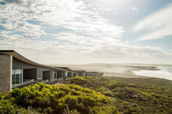 Habitaciones acantilado de Kangaroo Island Hotel Southern Ocean Lodge