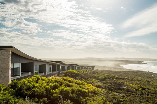 Habitaciones acantilado de Kangaroo Island Hotel Southern Ocean Lodge