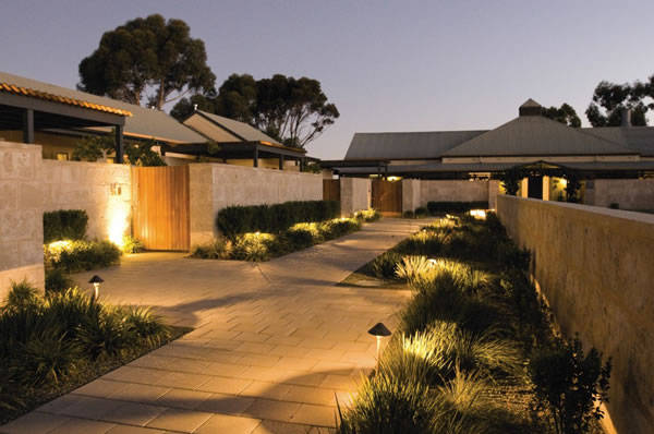 Barossa Valley bodegas Australia Hotel The Louise iluminación nocturno