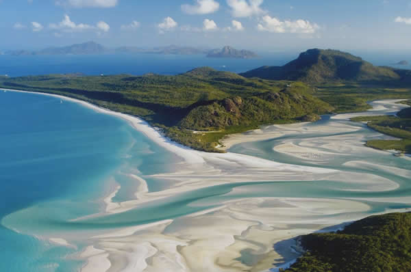 Gran Barrera de Coral tonalidades de azul