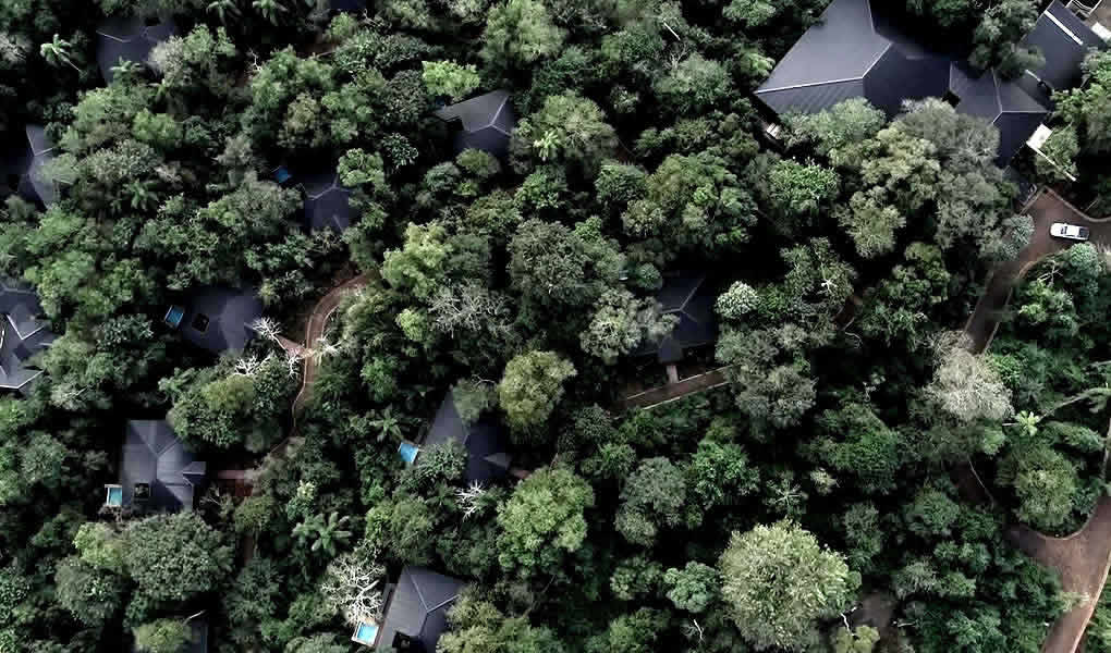 Awasi Iguazú vista aérea del lodge
