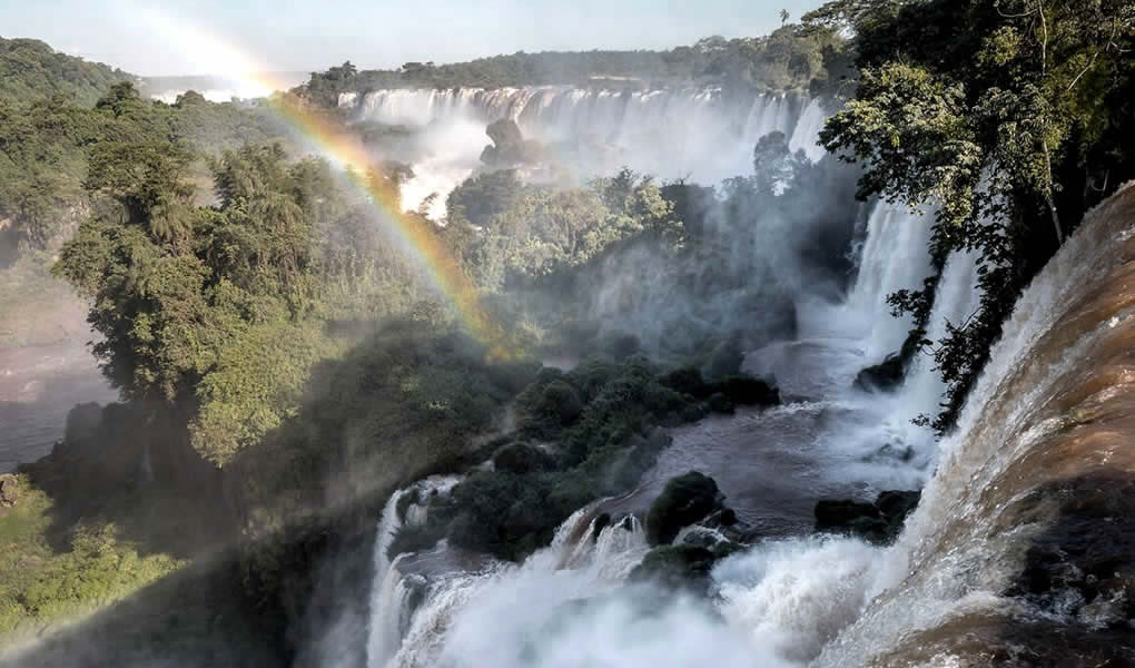 Vista de las Cataratas del Iguazú en Awasi Iguazú