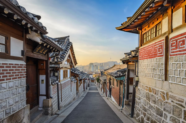 Hanok Bukchon en Seúl 