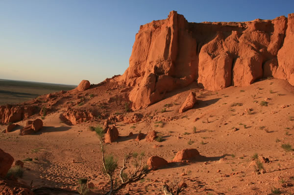 Mongolia Acantilados Llameantes