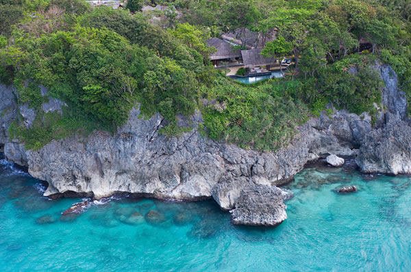 Bungalows sobre el agua Shangri La 