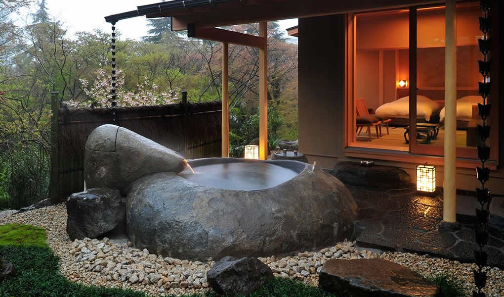 Gora Kadan. Gora Kadan Ryokan en Hakone Japón