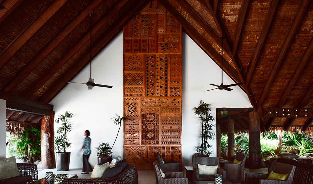 Zonas comunes del hotel Fiji Tokoriki island resort