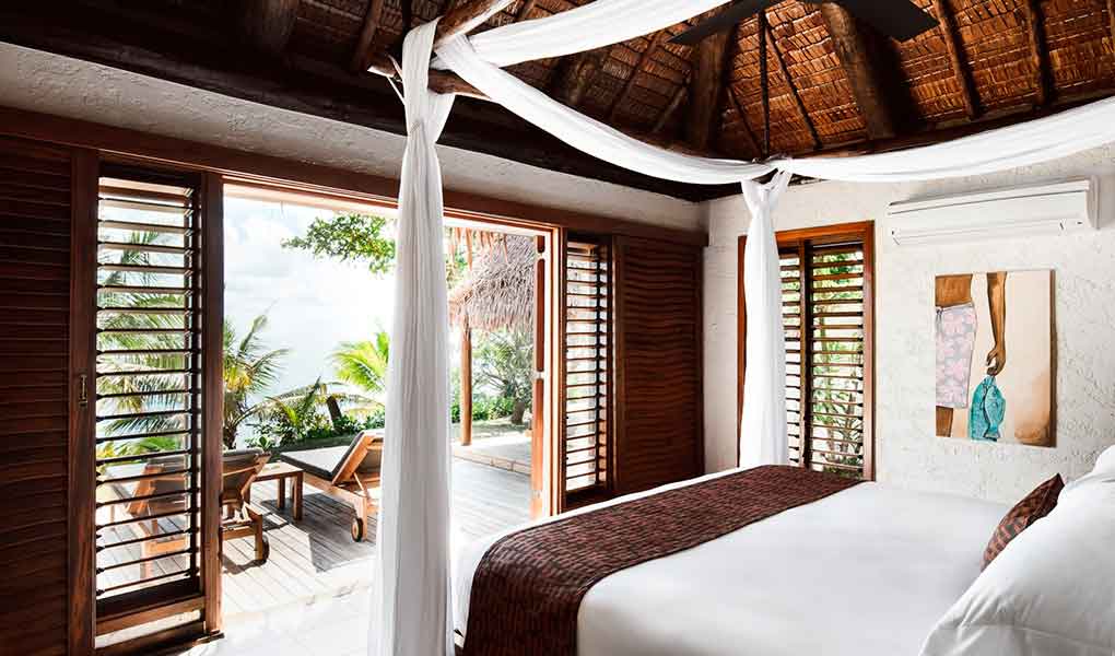 Interior de la villa privada Tokoriki island resort