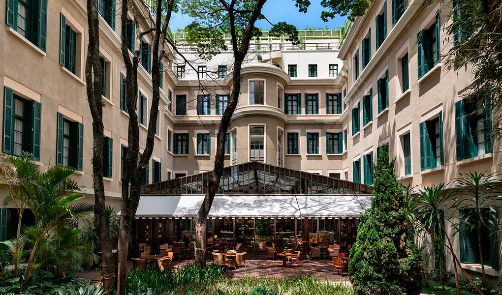 Rosewood Sao Paulo interior histórico del hotel de lujo