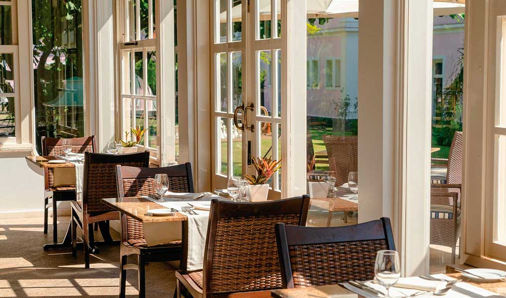 Zonas comunes del hotel de lujo en Iguazú Belmond Hotel das Cataratas