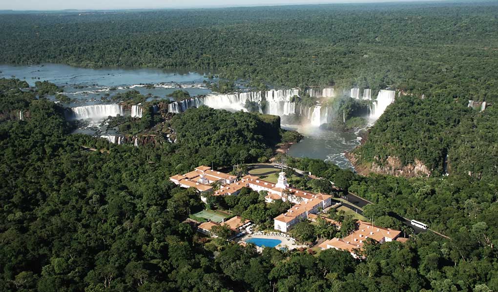 Belmond Hotel das Cataratas vistas aéreas junto a las Cataratas del Iguazú