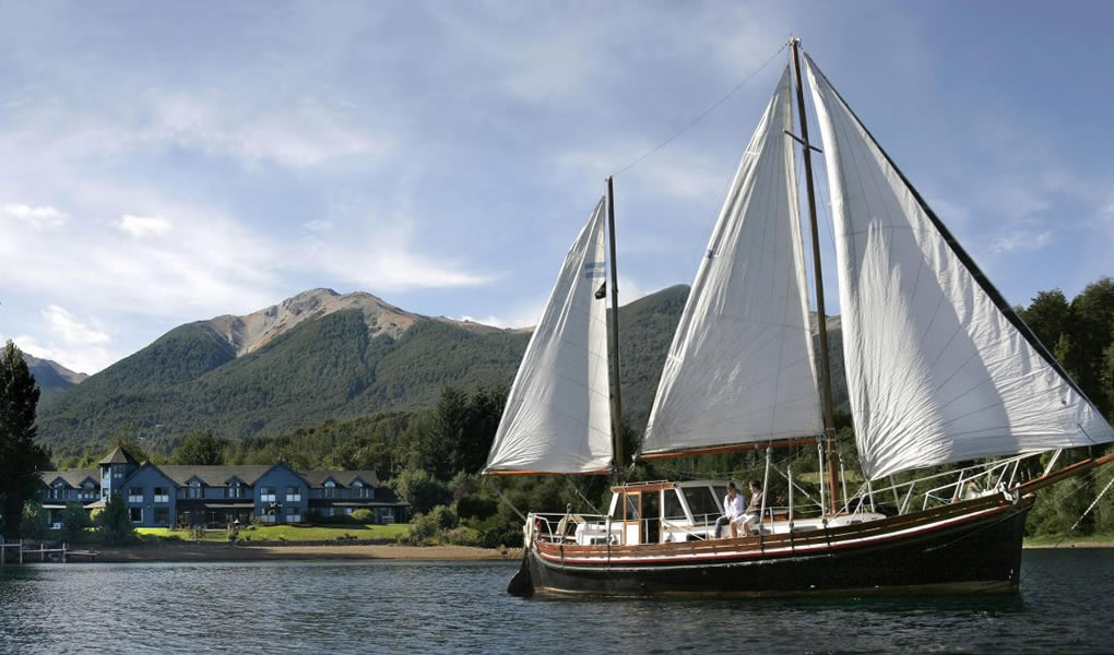 Hotel Las Balsas velero Lago Nahuel Huapi