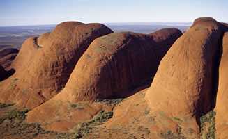 Construcción rocas en desierto de Australia