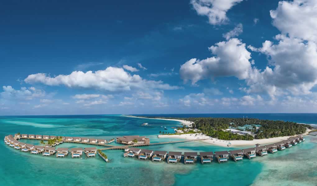 hotel Atmosphere Kanifushi vistas desde el cielo