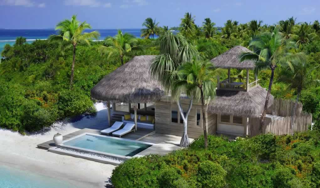 Beach Villa familiar en Six Senses Laamu en Maldivas