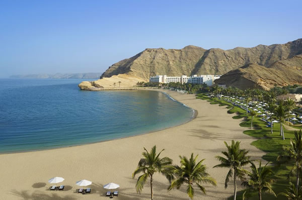 Playa del Hotel Shangri-La Al Husn en Omán