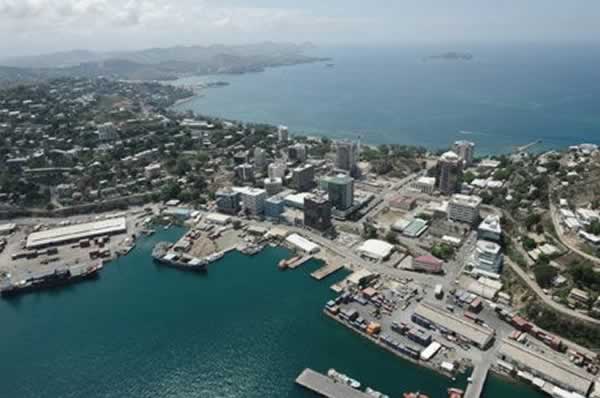 Vistas de Port Moresby 
