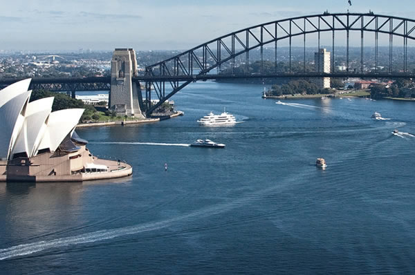 Vistas de la ciudad de Sydney