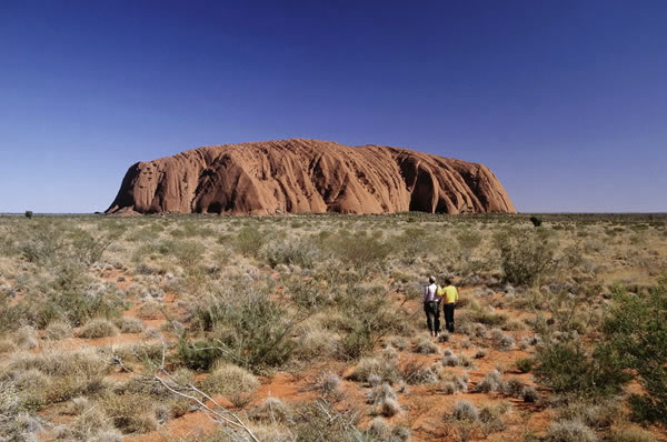 Vistas de Uluru en Ayers Rock