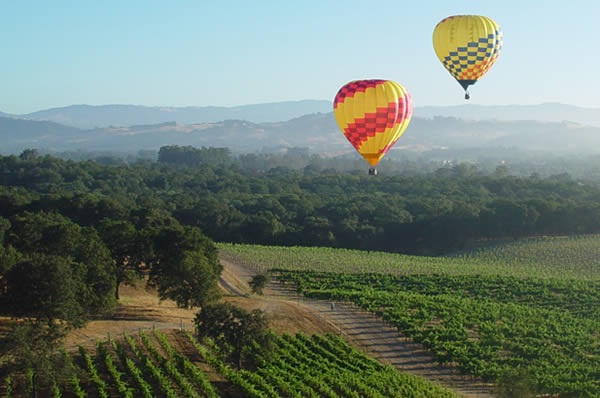 Excursión Globo Napa Valley Viaje lujo a Polinesia Francesa y Estados Unidos