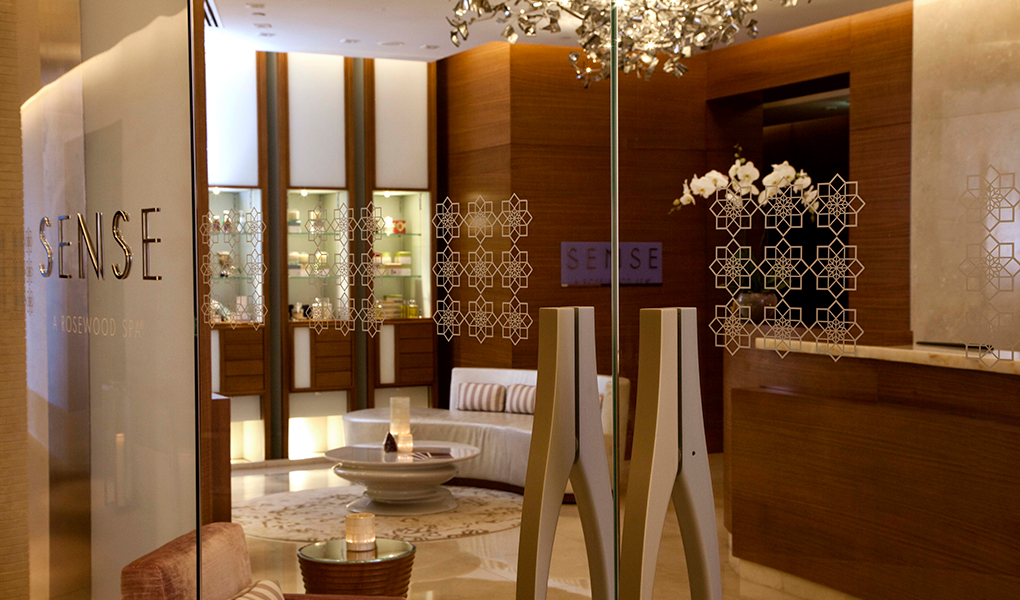 Recepción Sense, A Rosewood Spa Abu Dhabi