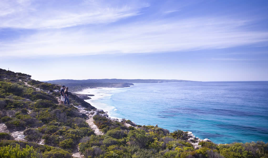 Vistas aéreas de Southern Ocean Lodge en Australia Kangaroo Island