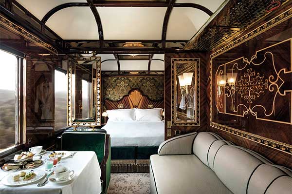 Camarote de lujo del tren Venice Simplon Orient Express