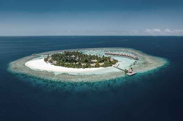 Vista del hotel Kandolhu Maldivas