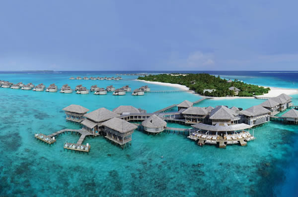 Vistas exteriores isla en Maldivas Six Senses Laamu