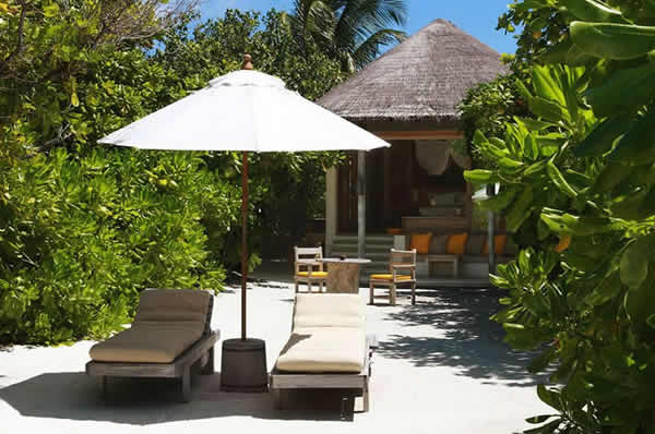 Villa sobre la playa de lujo Maldivas