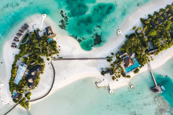 Ozen Life Maadhoo en Maldivas vistas aéras
